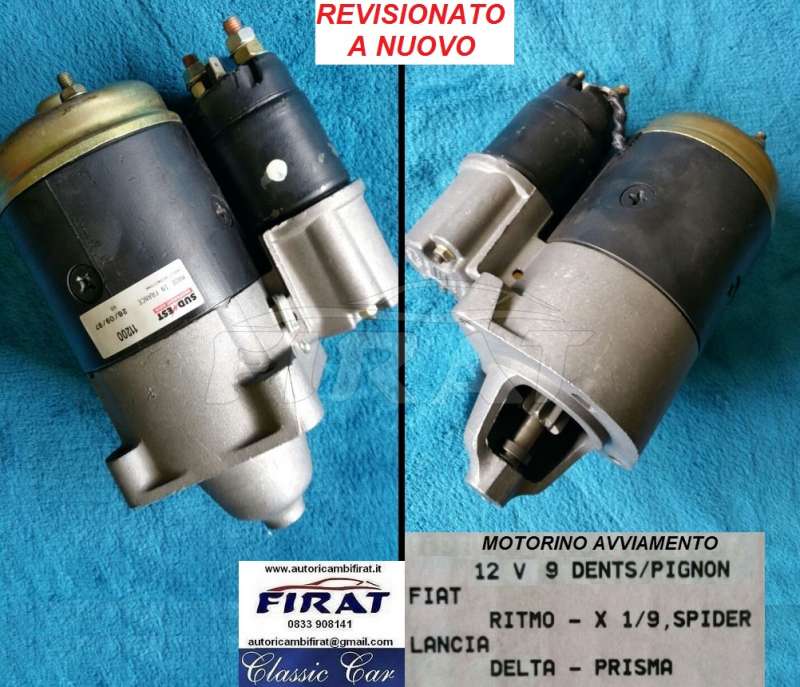 MOTORINO AVVIAMENTO FIAT RITMO - X1/9 - DELTA - PRISMA